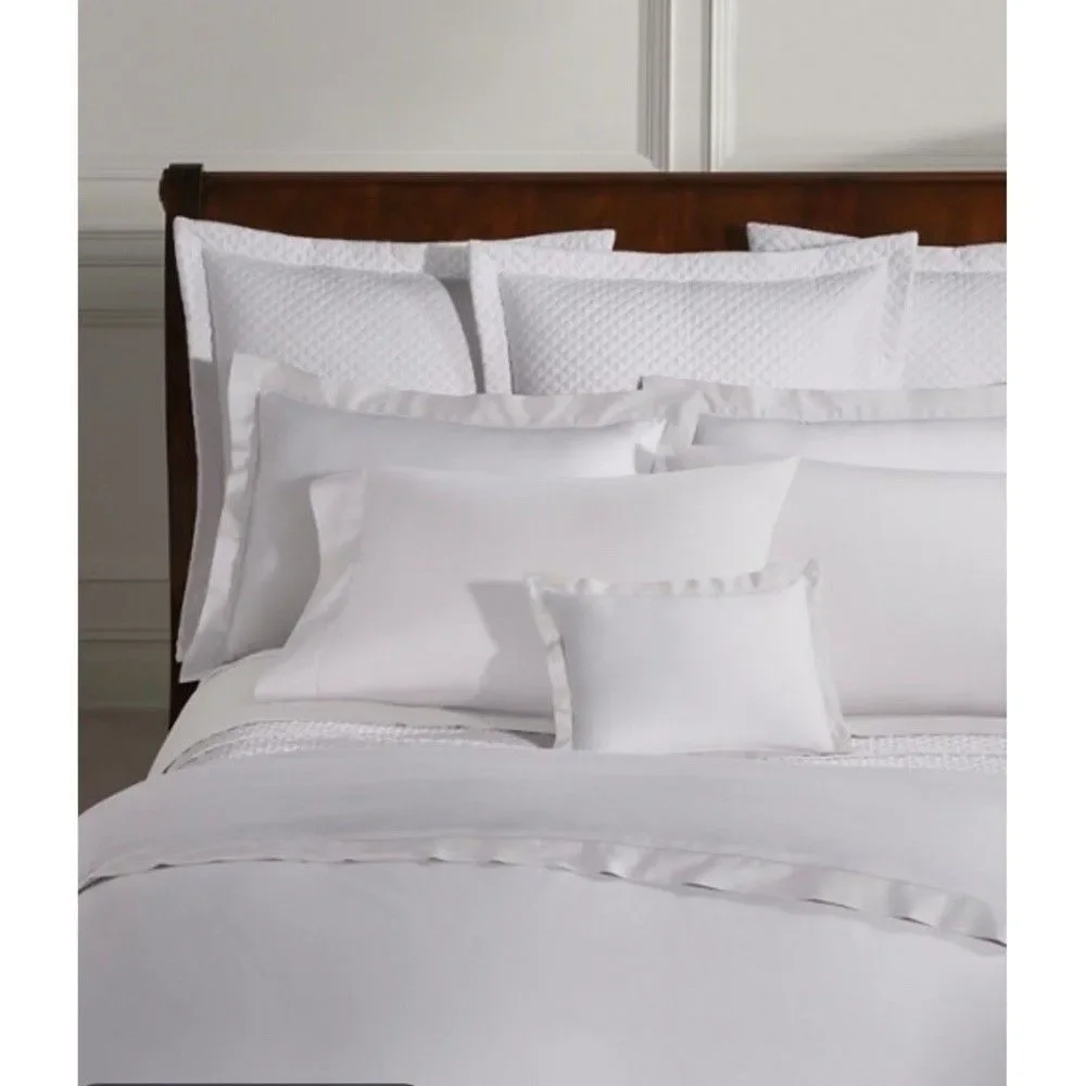 NWT RALPH LAUREN Organic Cotton Lovan Jacquard Full Queen Duvet Cover MSRP $425